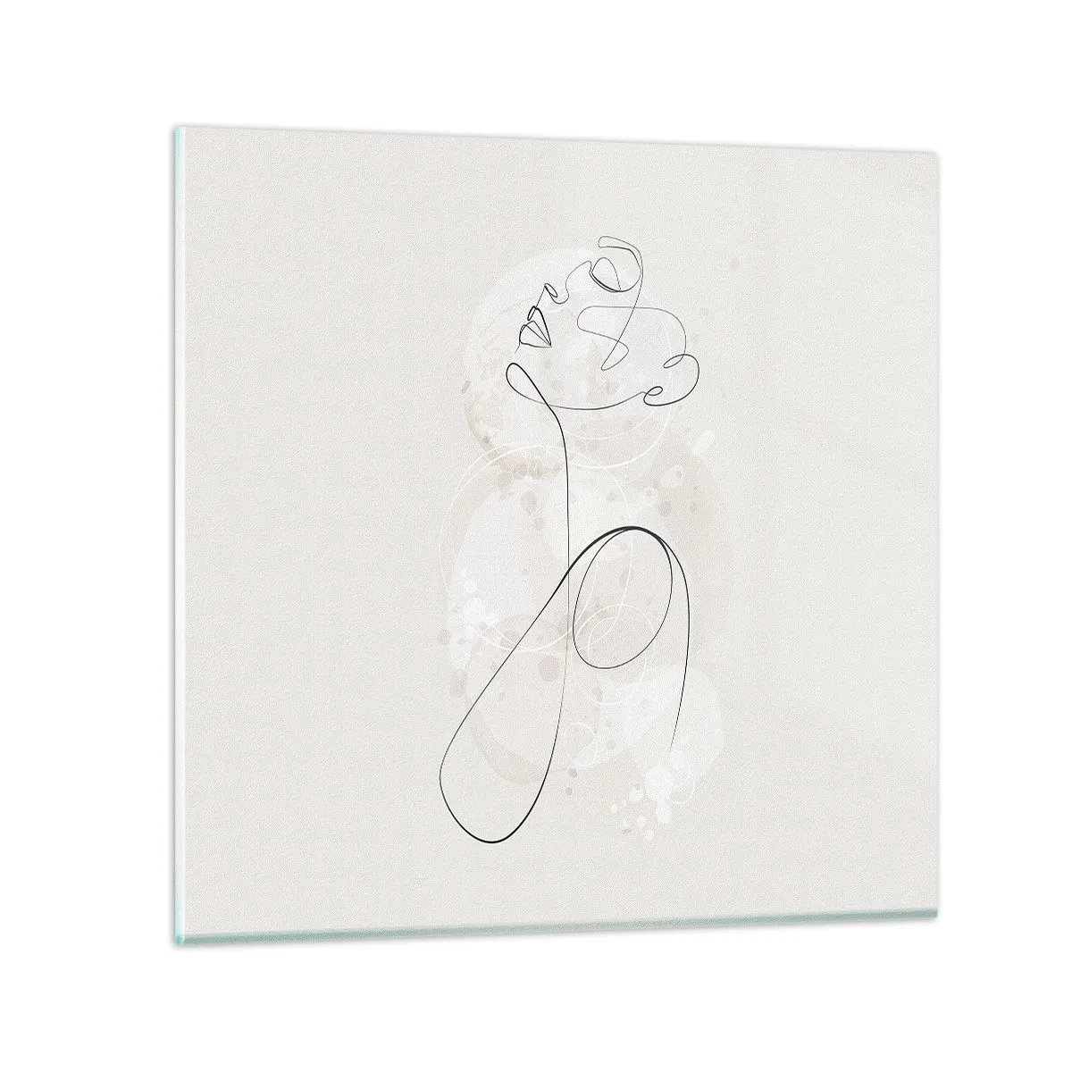 Impression sur verre - Image sur verre - Spirale de beauté - 60x60 cm