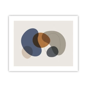 Affiche - Poster - Gouttes de couleur - 50x40 cm