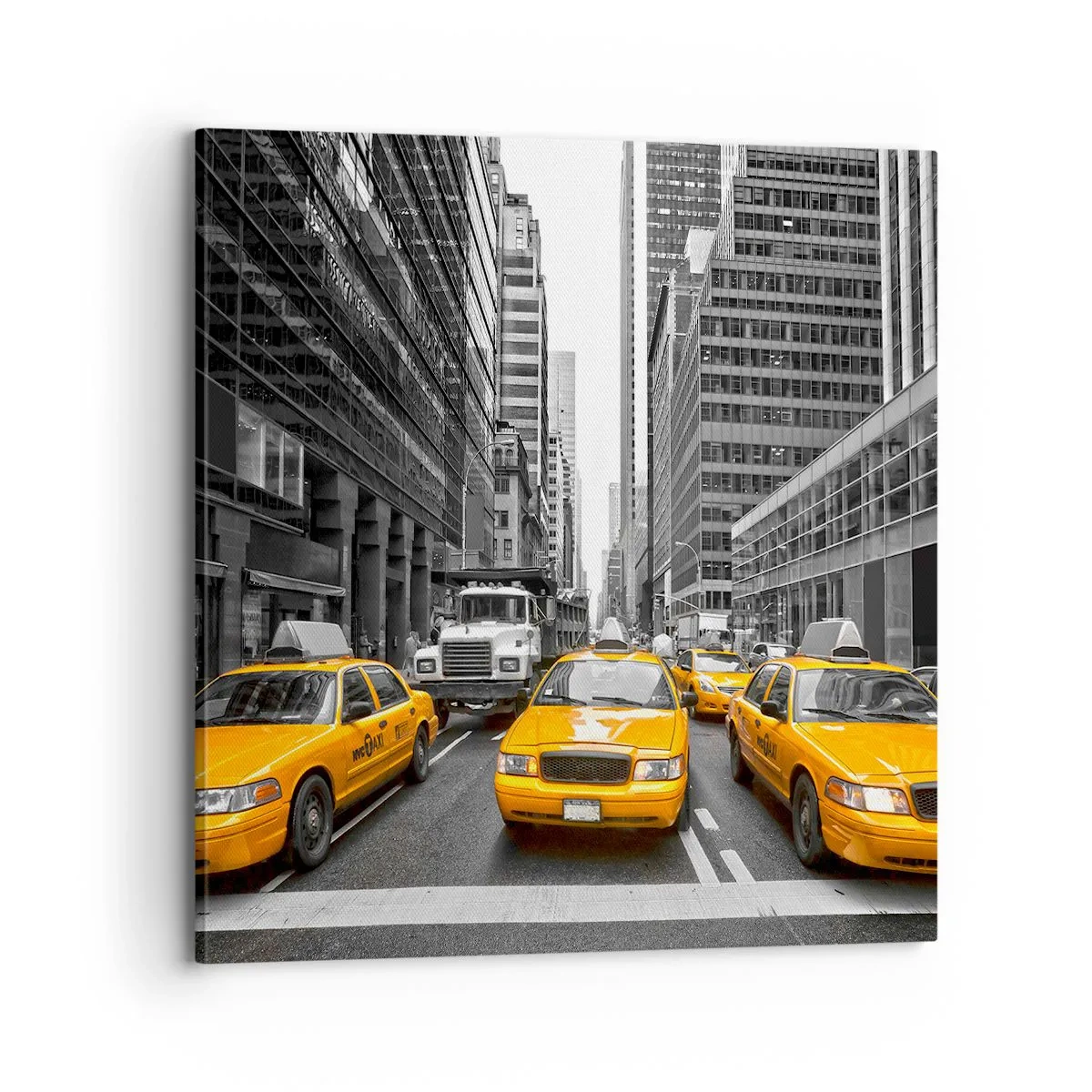 Impression sur toile - Image sur toile - C'est nous qui colorons la ville - 70x70 cm