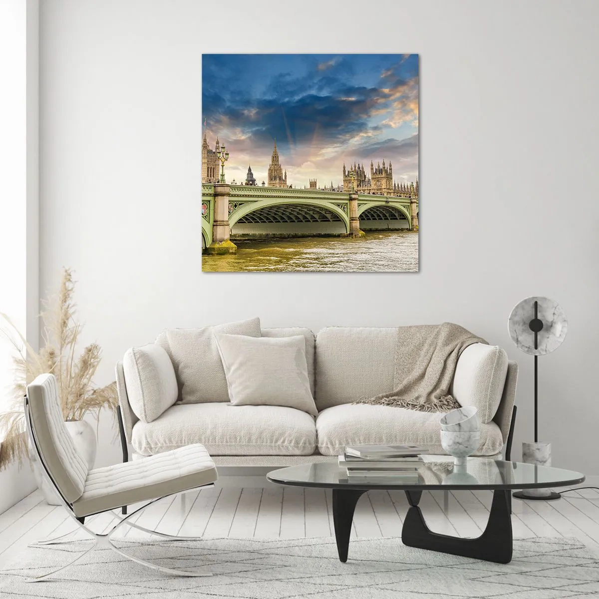 Impression sur verre - Image sur verre - Le temps s'est arrêté dans l'Empire - 70x70 cm