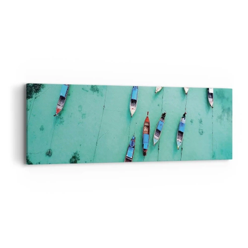 Impression sur toile - Image sur toile - Dans une attente jouyeuse - 90x30 cm