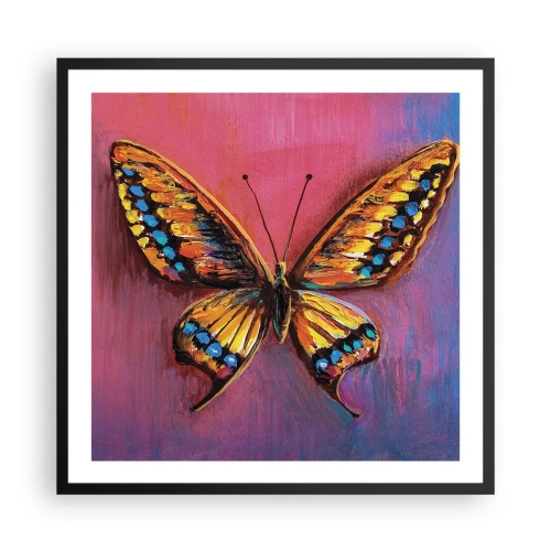 Affiche dans un cadre noir - Poster - Un joyau de la nature - 60x60 cm