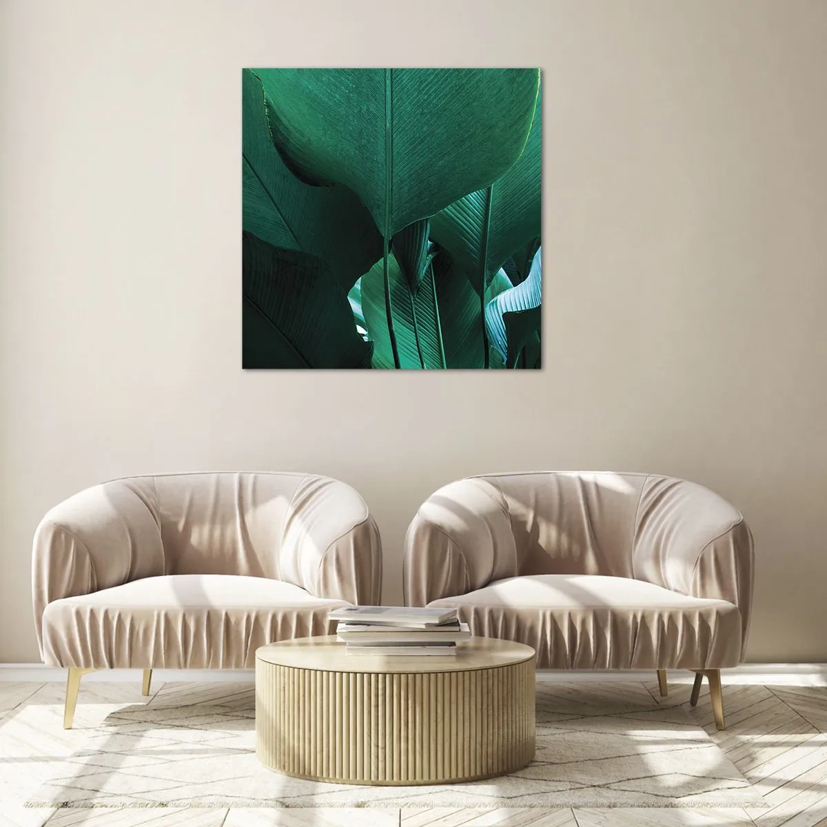 Impression sur verre - Image sur verre - Tourné vers la lumière - 70x70 cm