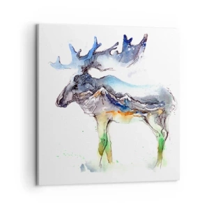 Impression sur toile - Image sur toile - Le héros d'un conte d'hiver - 50x50 cm
