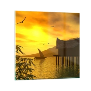 Impression sur verre - Image sur verre - La paix tant désirée - 30x30 cm