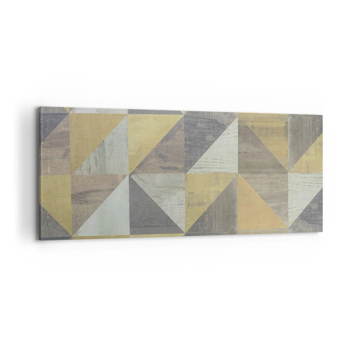 Impression sur toile - Image sur toile - Suivant l'angle du triangle - 100x40 cm