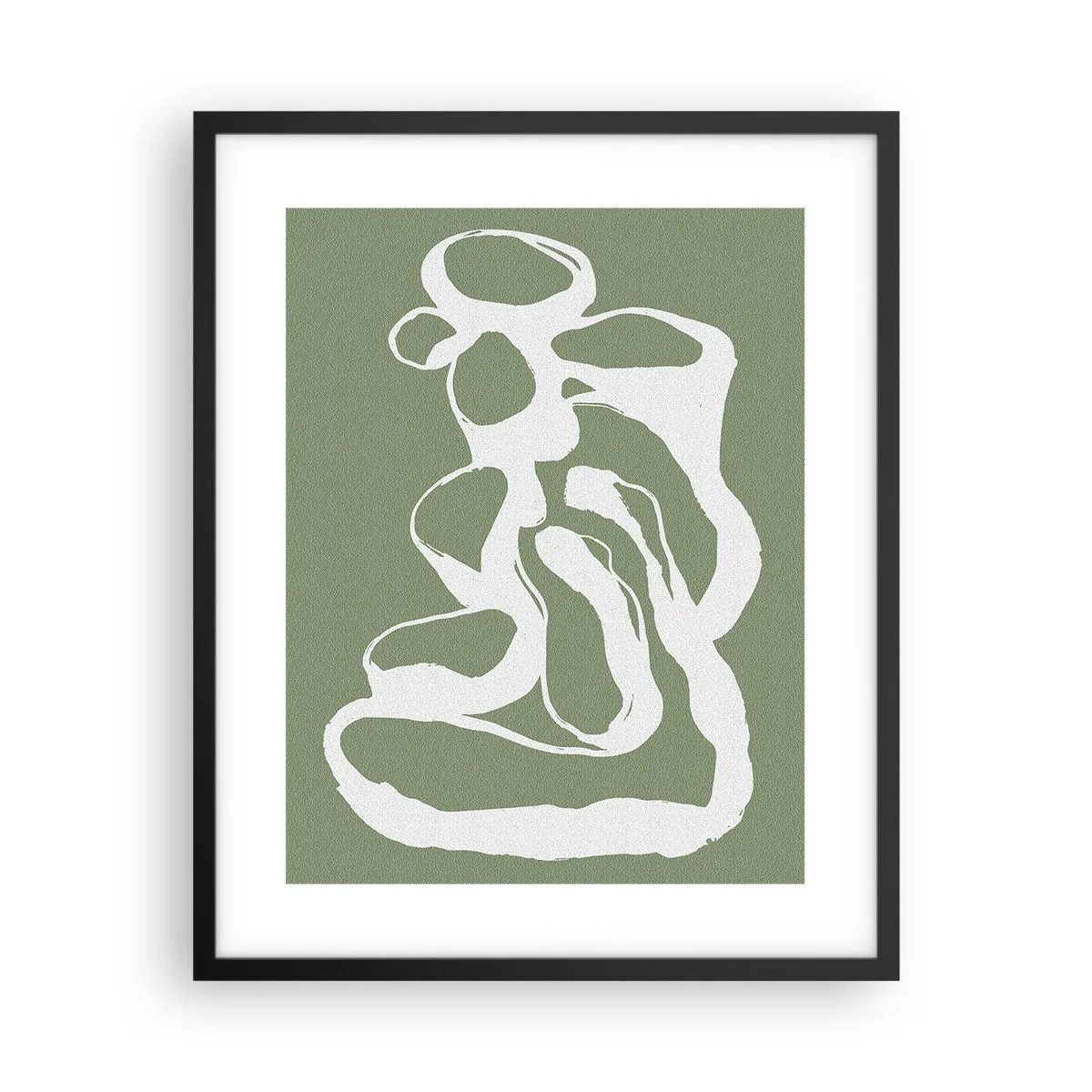 Affiche dans un cadre noir - Poster - L'appel de l'espace - 40x50 cm