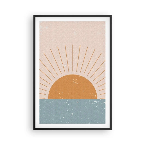 Affiche dans un cadre noir - Poster - Un miracle au quotidien - 61x91 cm