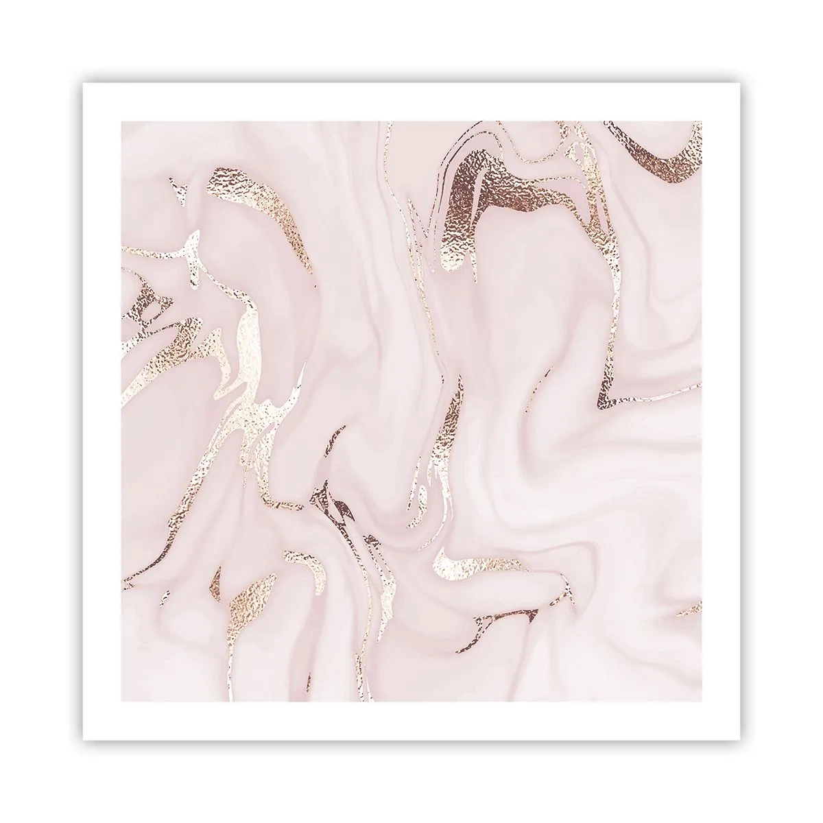 Affiche - Poster - Dans un châle rose - 60x60 cm