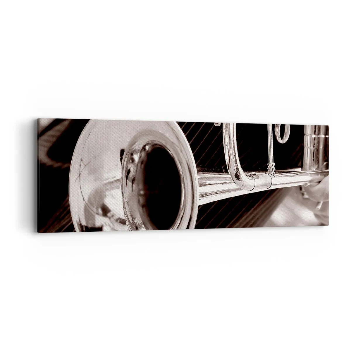 Impression sur toile - Image sur toile - Voyage musical vers les années 30 - 90x30 cm