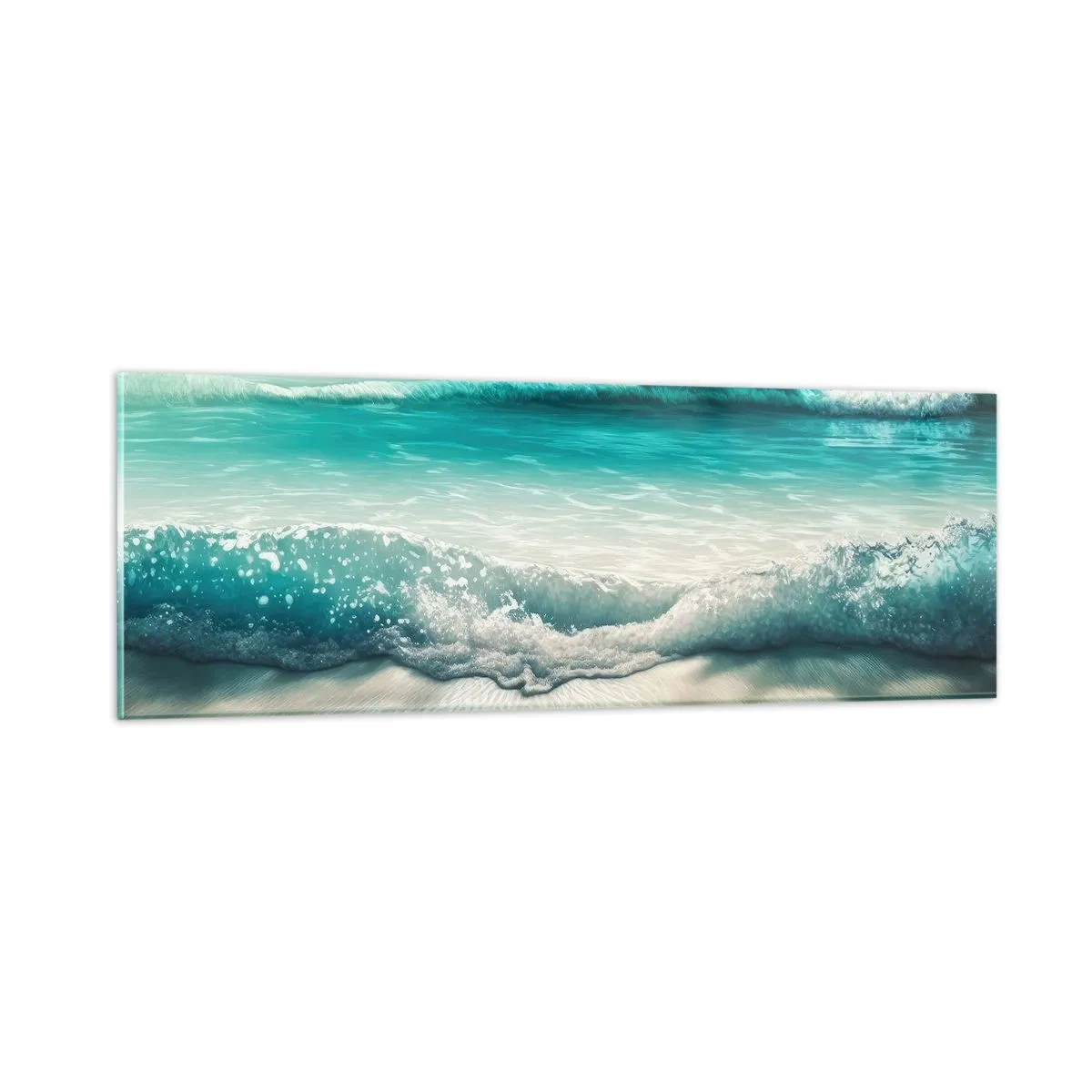 Impression sur verre - Image sur verre - La paix de l'océan - 90x30 cm
