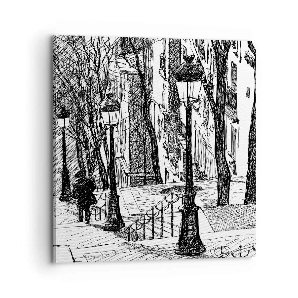 Impression sur toile - Image sur toile - Une histoire d'amour ou une histoire d'horreur ? - 70x70 cm