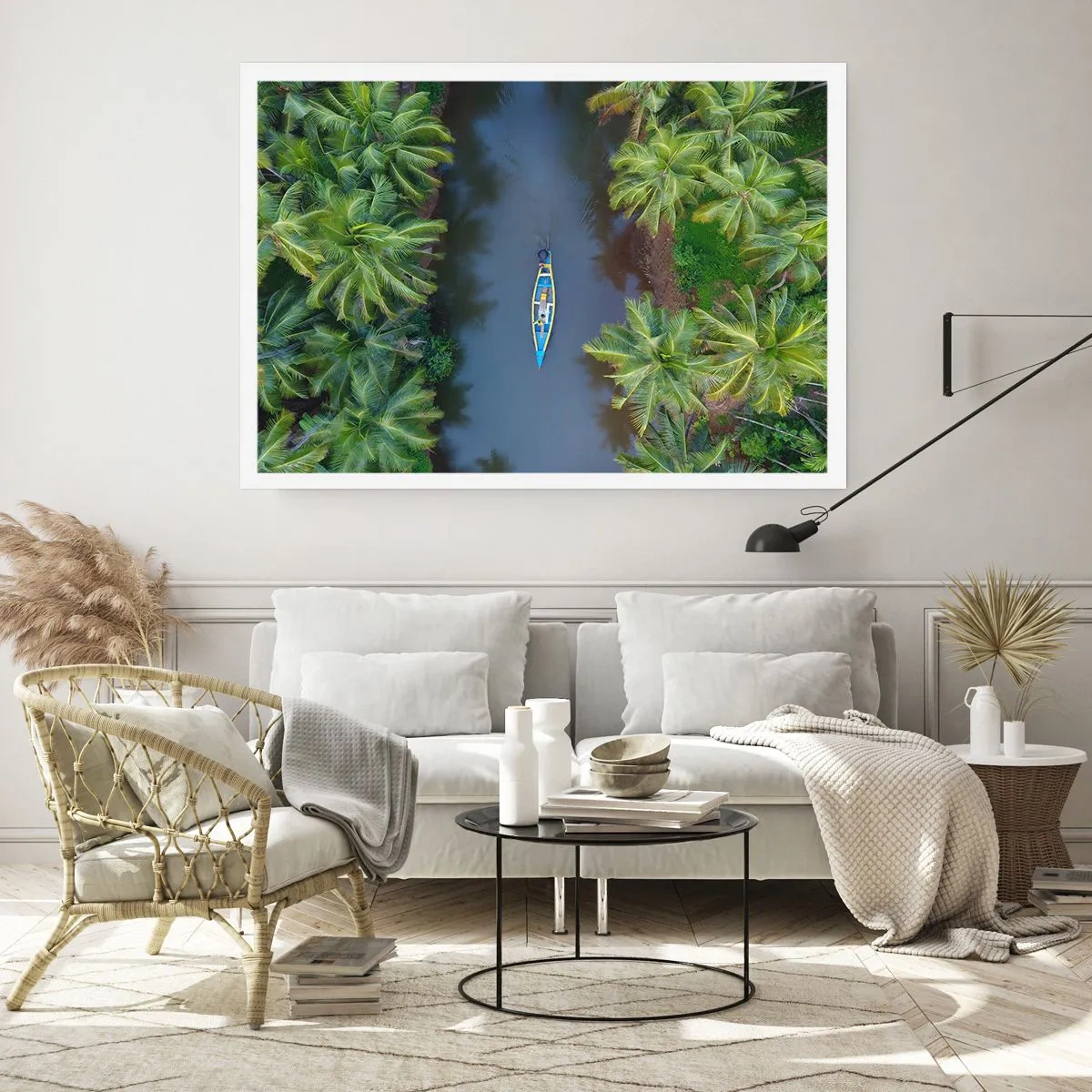 Affiche - Poster - Sur un sentier tropical - 70x50 cm