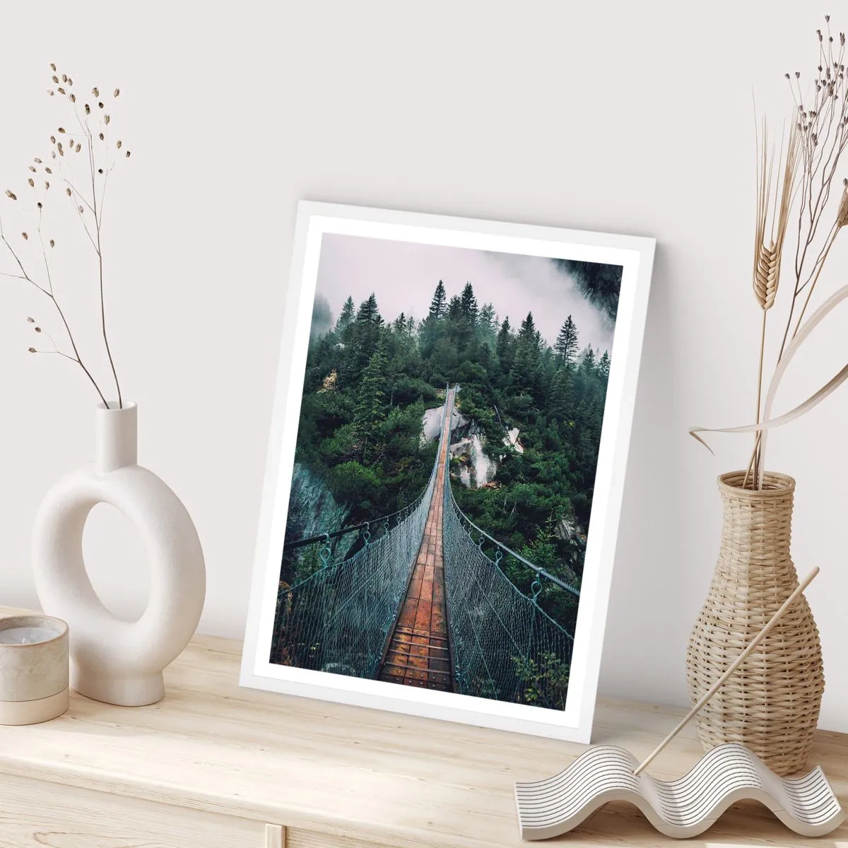 Affiche dans un cadre blanc - Poster - Uniquement pour les aigles - 70x100 cm