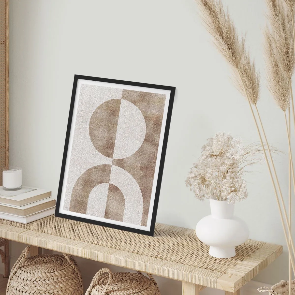 Affiche dans un cadre noir - Poster - Similitudes et différences - 40x50 cm