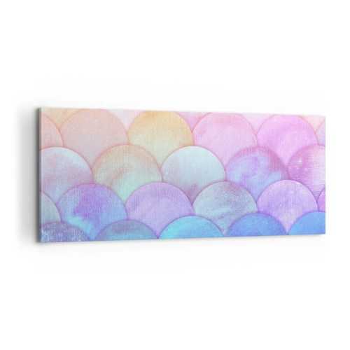Impression sur toile - Image sur toile - Écailles de perles - 100x40 cm