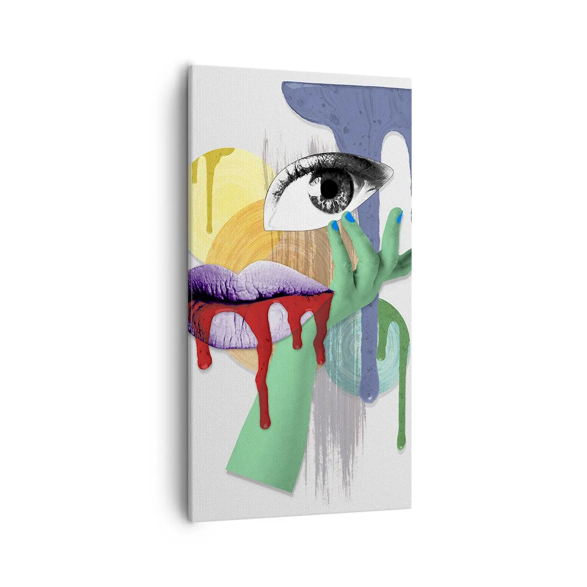 Impression sur toile - Image sur toile - Un portrait déconstruit - 55x100 cm