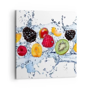 Impression sur toile - Image sur toile - Amusez-vous avec nous - 60x60 cm