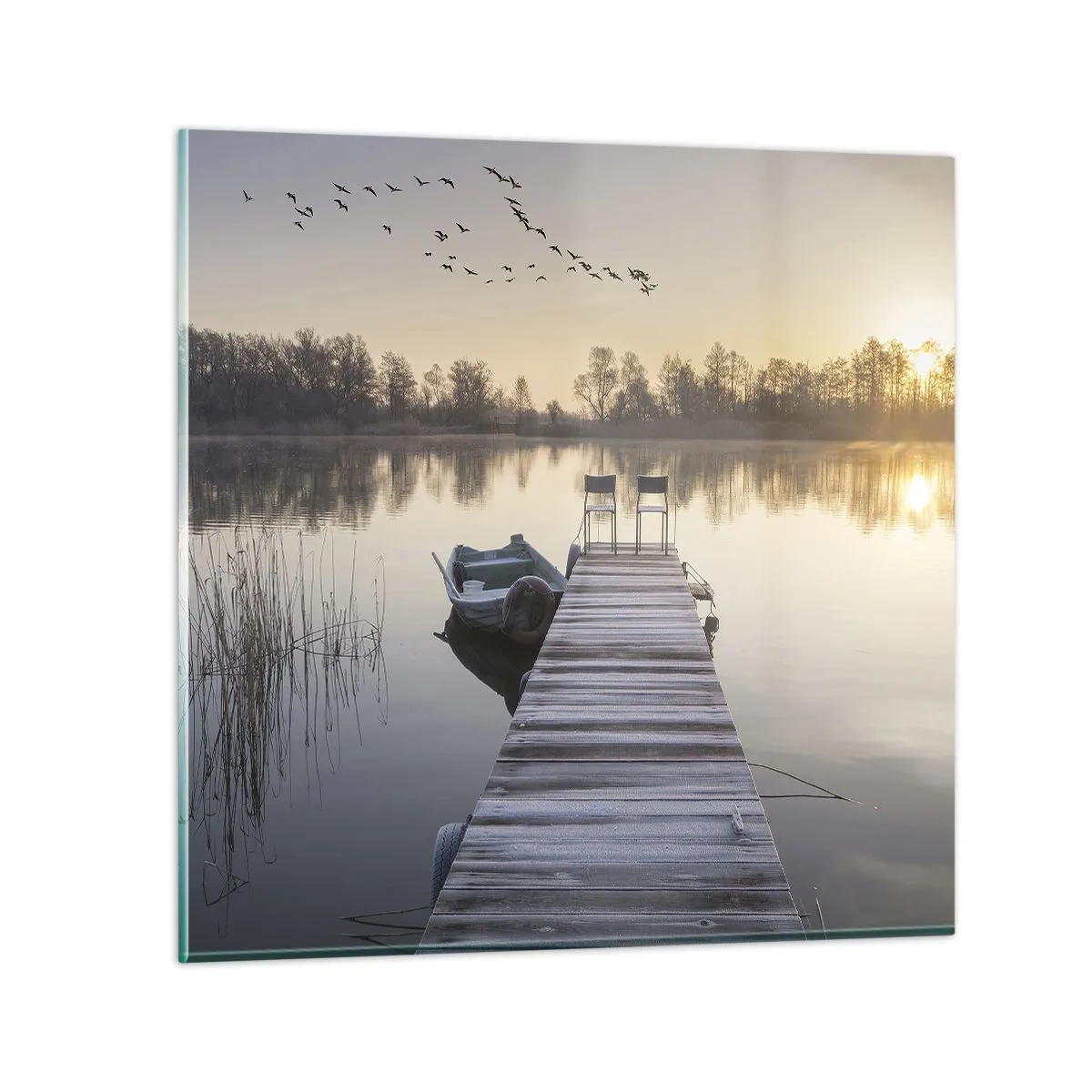 Impression sur verre - Image sur verre - Je reviendrai - 50x50 cm