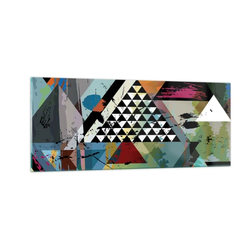 Impression sur verre - Image sur verre - Comme c'est facile - 100x40 cm