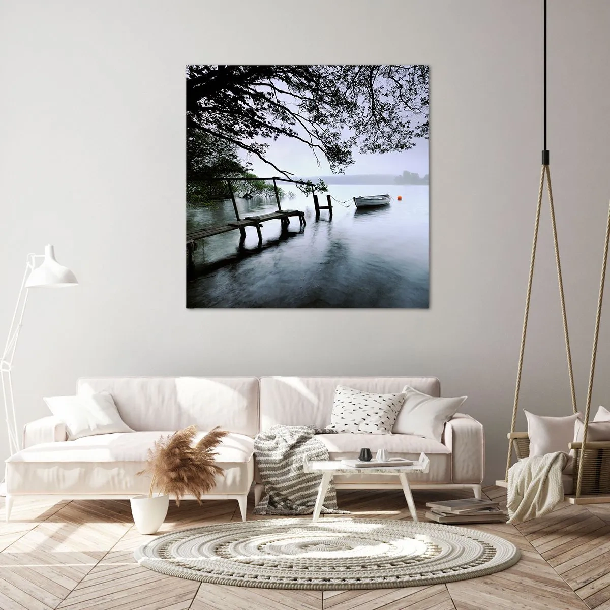 Impression sur toile - Image sur toile - Tu te reposes déjà - 30x30 cm