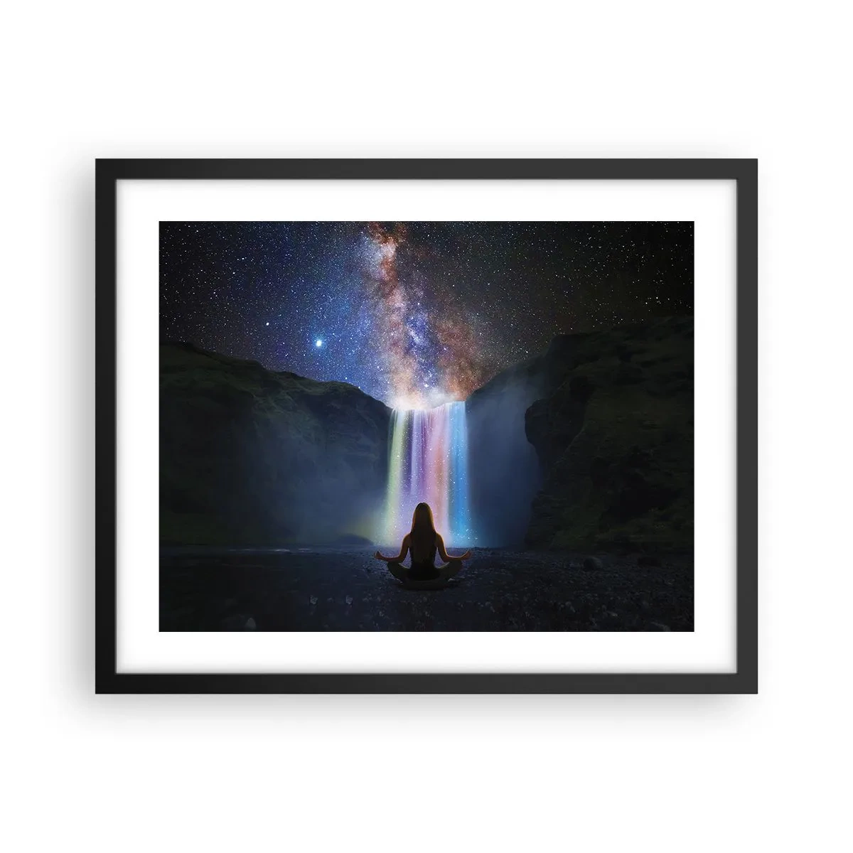 Affiche dans un cadre noir - Poster - Harmonie absolue - 50x40 cm