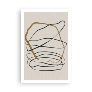 Affiche - Poster - Composition – danse en boucle - 61x91 cm