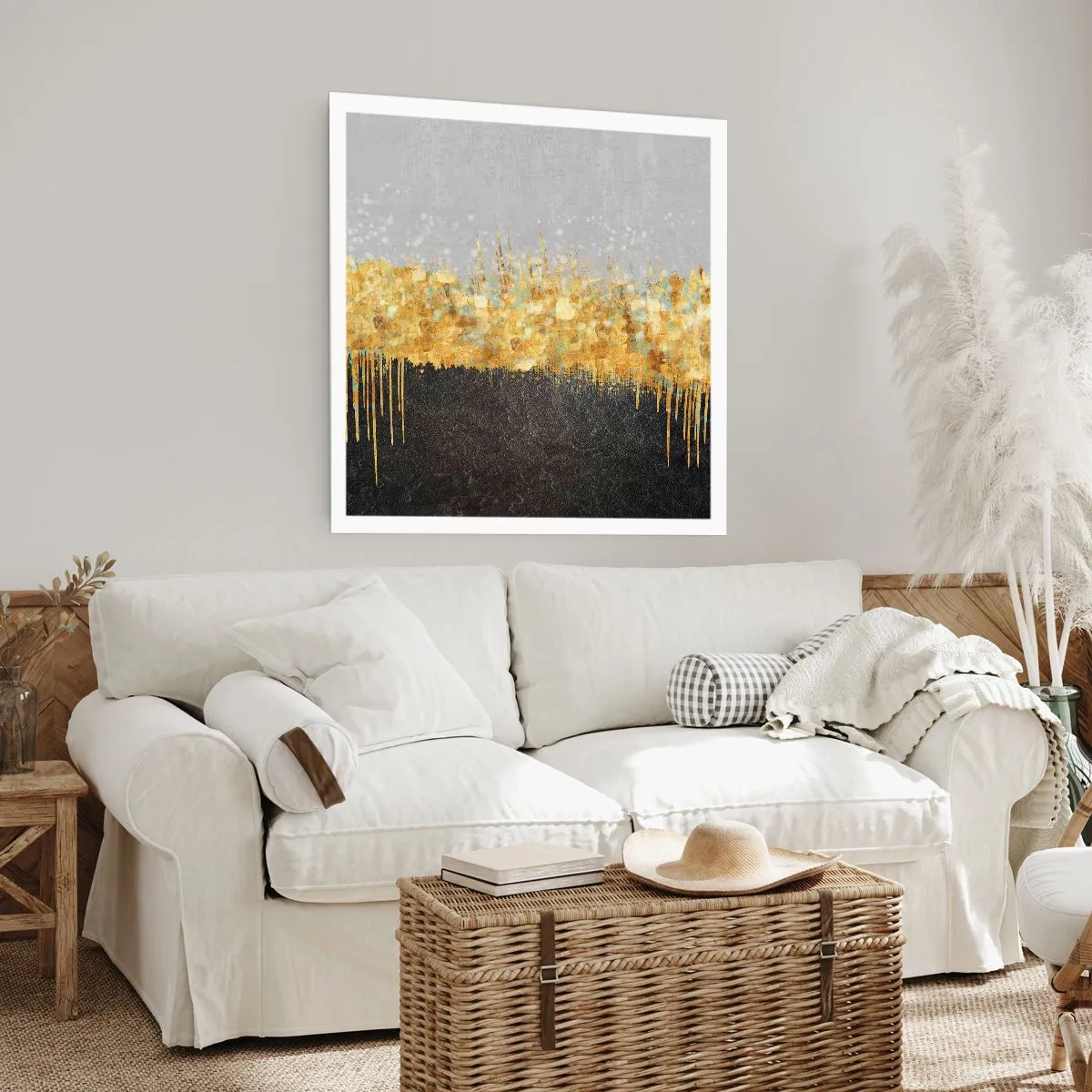 Affiche - Poster - Vers l'intérieur et vers le haut - 40x40 cm