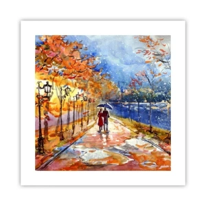 Affiche - Poster - Ensemble jusqu'au bout du temps - 40x40 cm