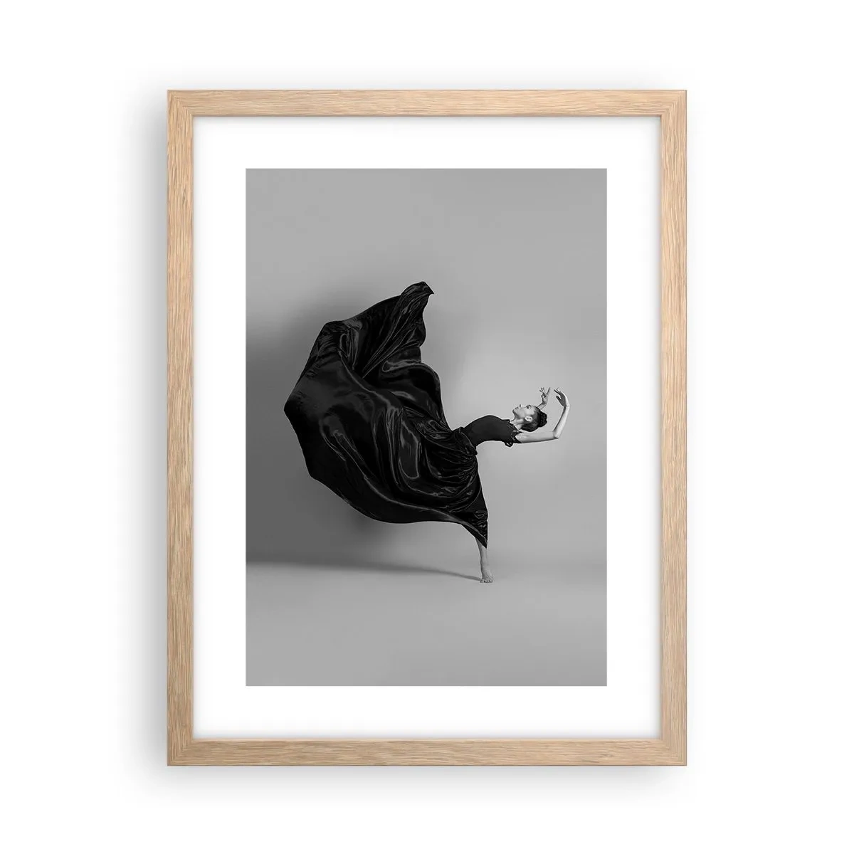 Affiche dans un chêne clair - Poster - Musique ailées - 30x40 cm