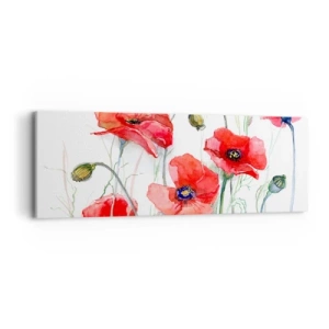 Impression sur toile - Image sur toile - Fleurs polonaises - 90x30 cm