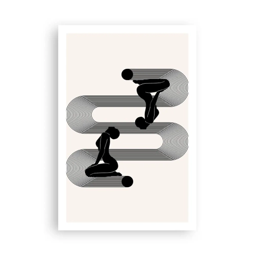 Affiche - Poster - Symétrie sensuelle - 61x91 cm