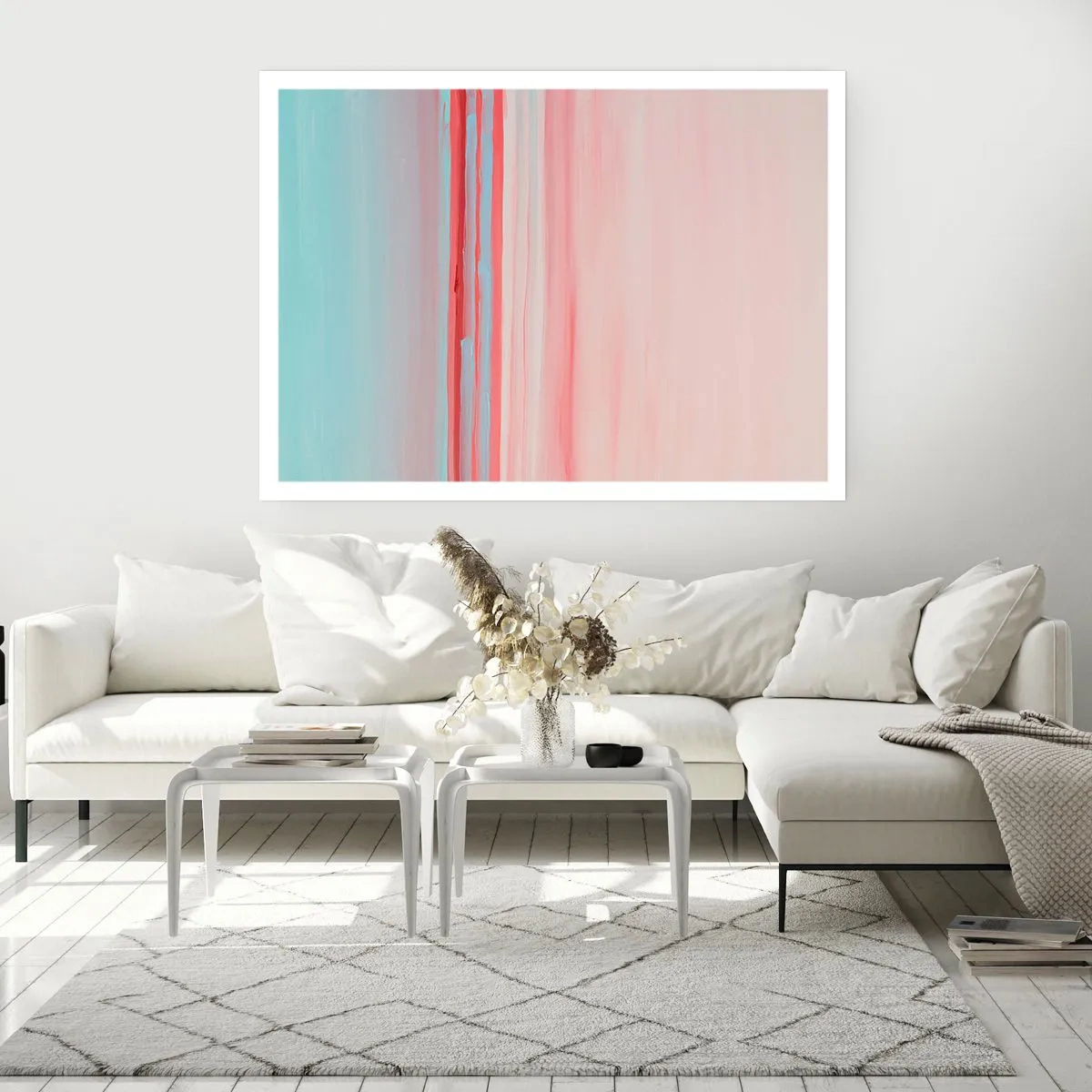 Affiche - Poster - Abstraction à l'aube - 70x50 cm