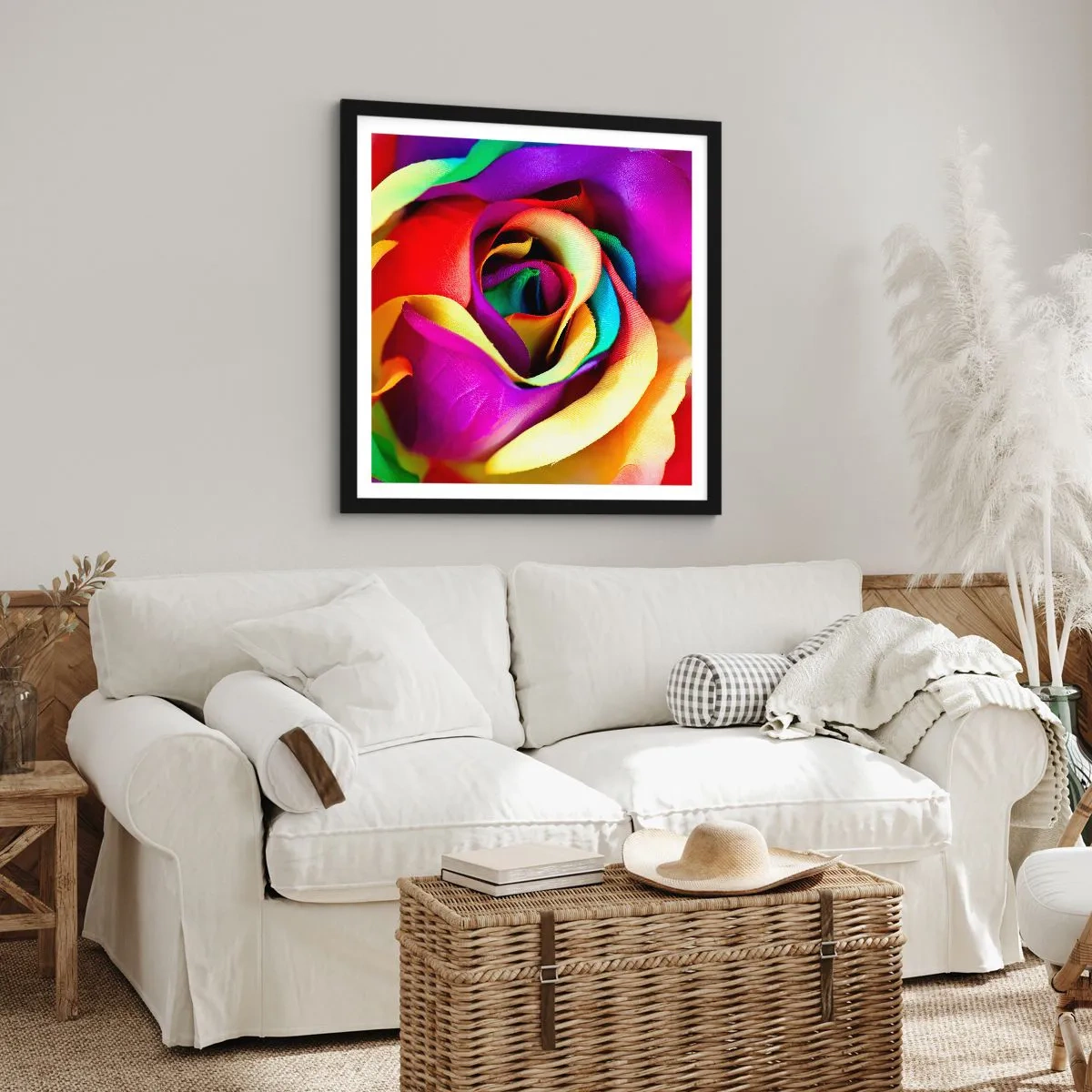 Affiche dans un cadre noir - Poster - Ce n'est pas possible - 30x30 cm