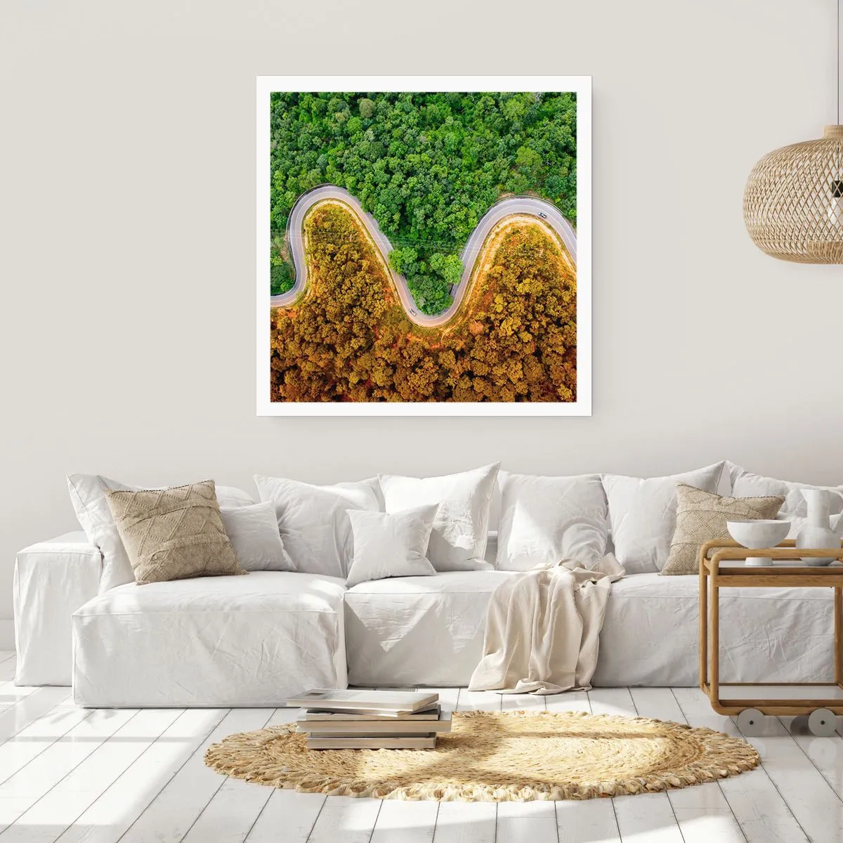 Affiche - Poster - Frontieres et differences - 50x50 cm