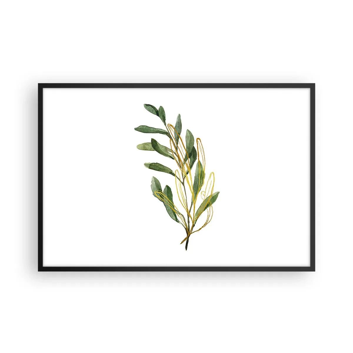 Affiche dans un cadre noir - Poster - Tout ce qui est bon - 91x61 cm