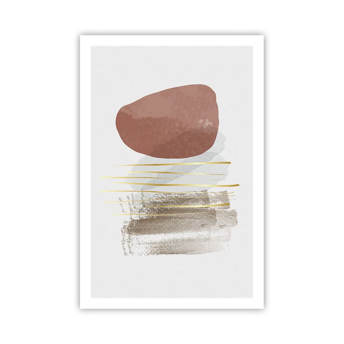 Affiche - Poster - Colonnade abstraite - 61x91 cm