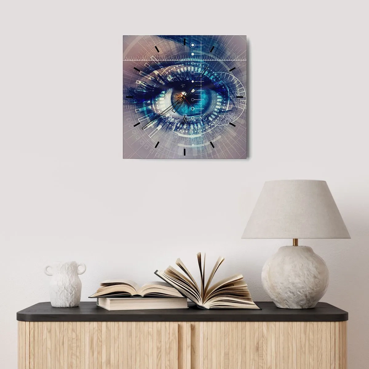 Horloge murale - Pendule murale - Tu penses que tu me connais - 40x40 cm