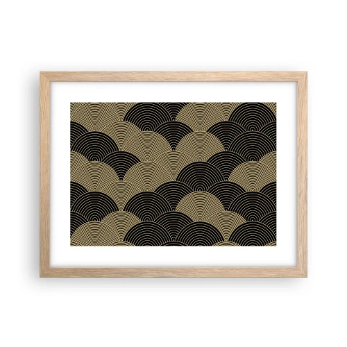 Affiche dans un chêne clair - Poster - Unité dans la multiplicité - 40x30 cm