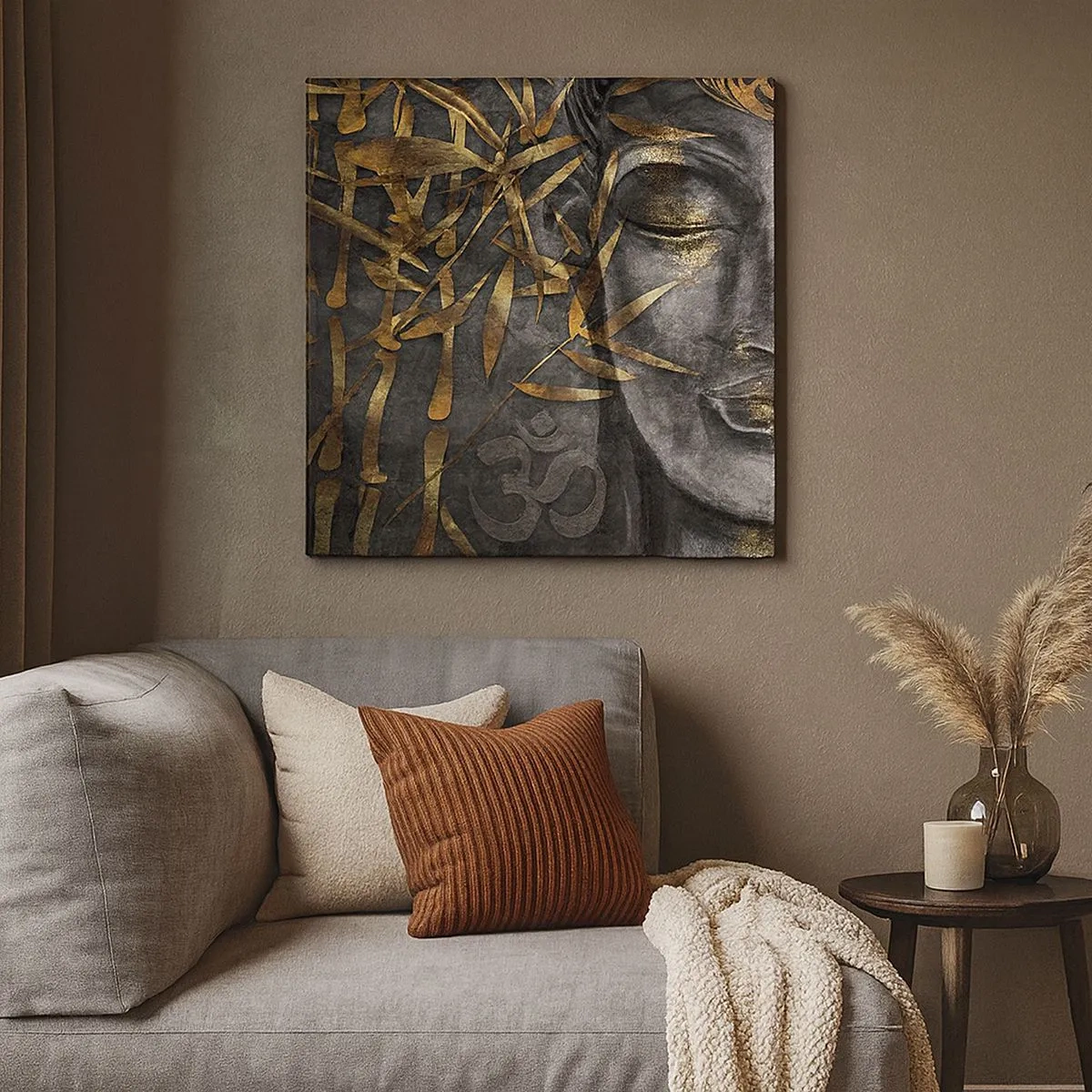 Impression sur toile - Image sur toile - Ressentir le calme - 30x30 cm