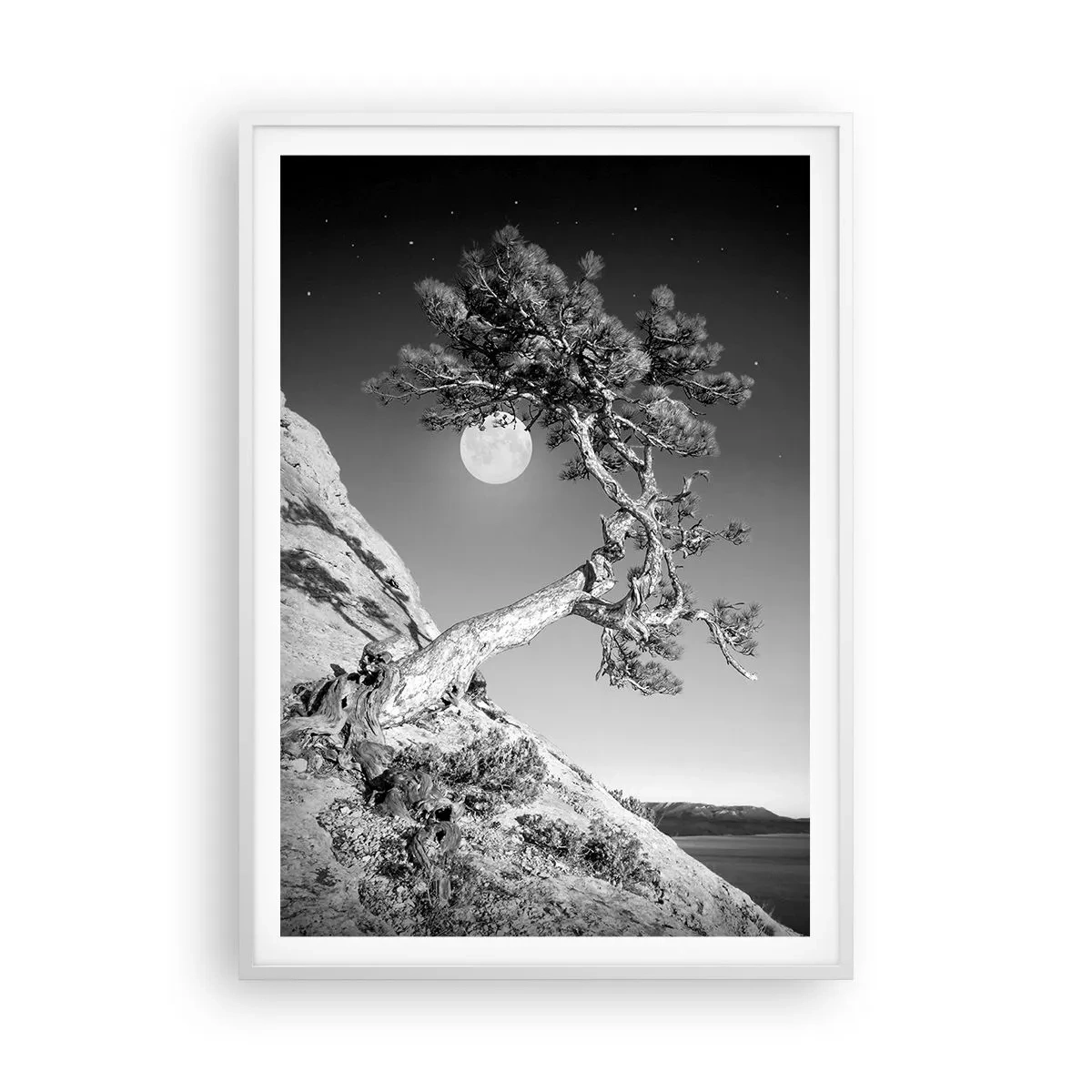 Affiche dans un cadre blanc - Poster - Un combattant vainqueur - 70x100 cm