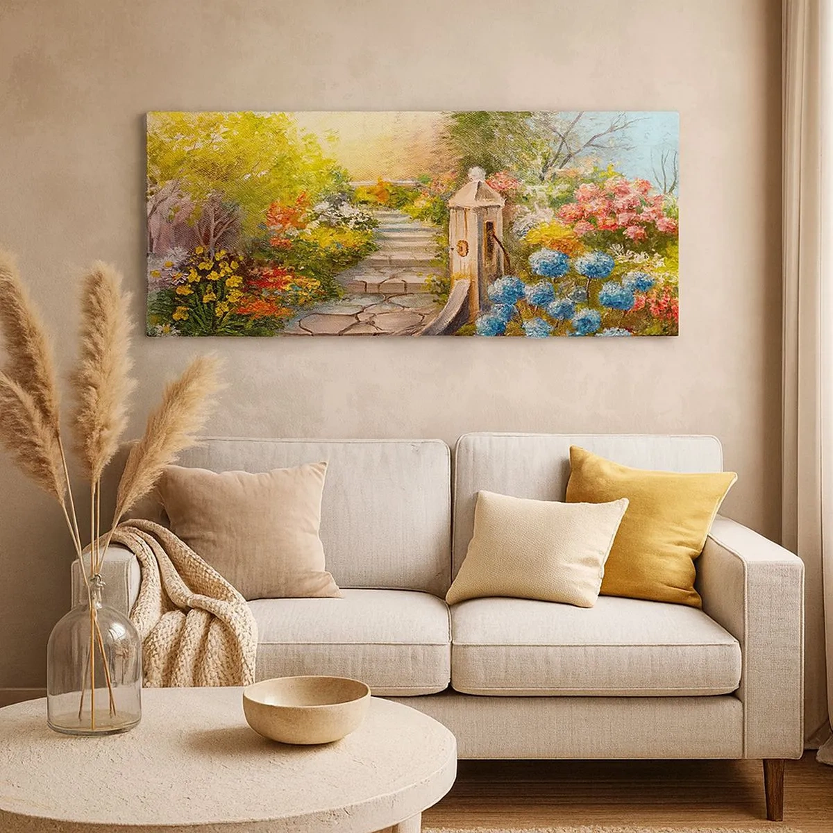 Impression sur toile - Image sur toile - En pleine floraison - 100x40 cm