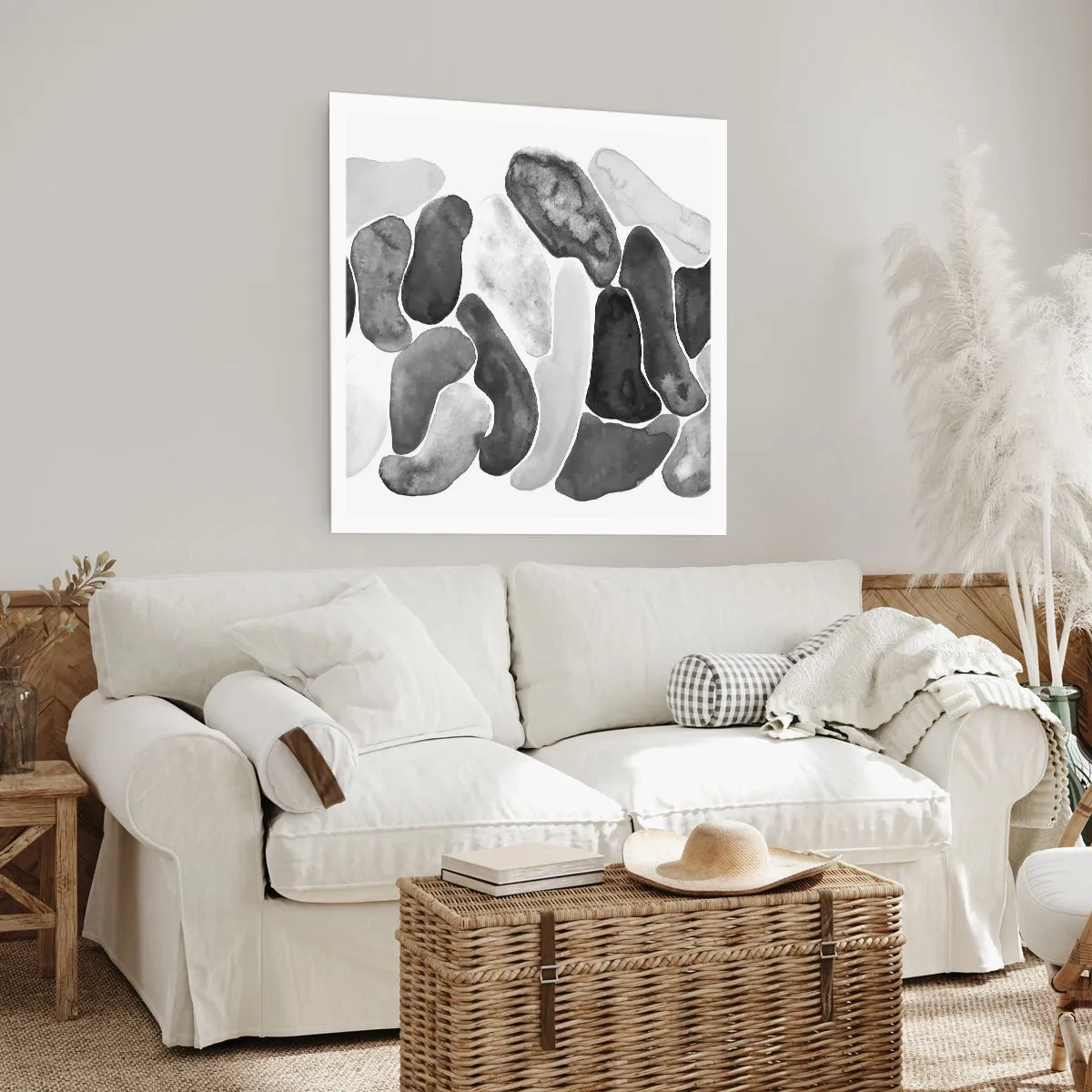 Affiche - Poster - Abstraction rocheuse - 30x30 cm