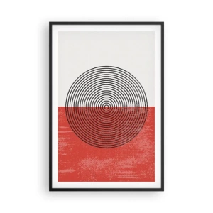 Affiche dans un cadre noir - Poster - Dans le mille - 61x91 cm