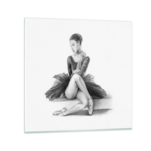 Impression sur verre - Image sur verre - Envoutée par la danse - 40x40 cm