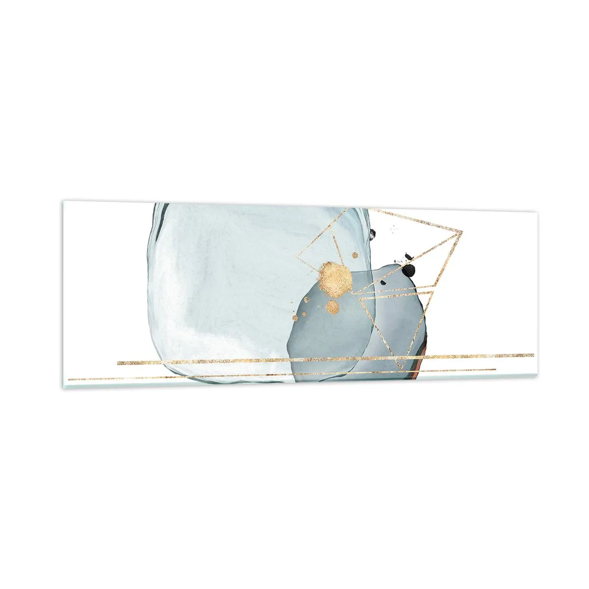 Impression sur verre - Image sur verre - Etude des gouttes - 90x30 cm