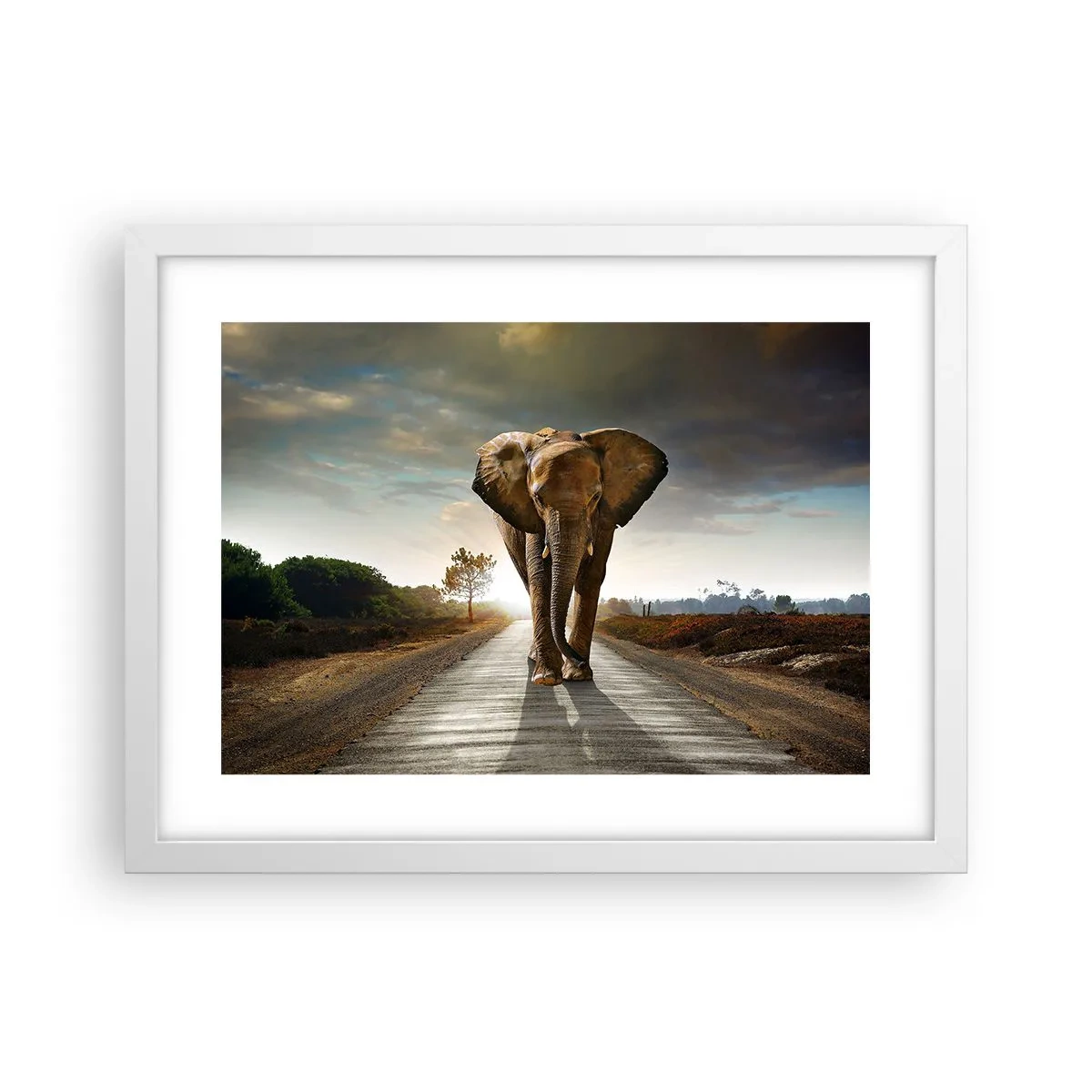 Affiche dans un cadre blanc - Poster - Et pas du tout en porcelaine - 40x30 cm