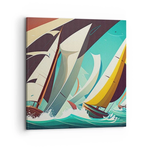 Impression sur toile - Image sur toile - Bonne chance avec les éléments - 70x70 cm