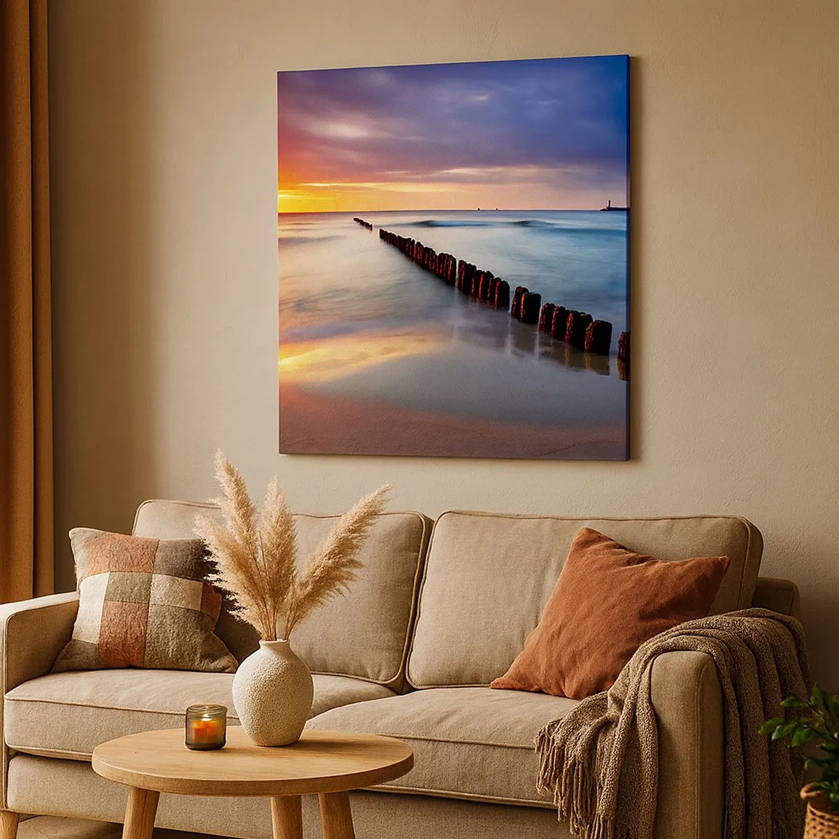 Impression sur toile - Image sur toile - Ecoute le silence - 30x30 cm