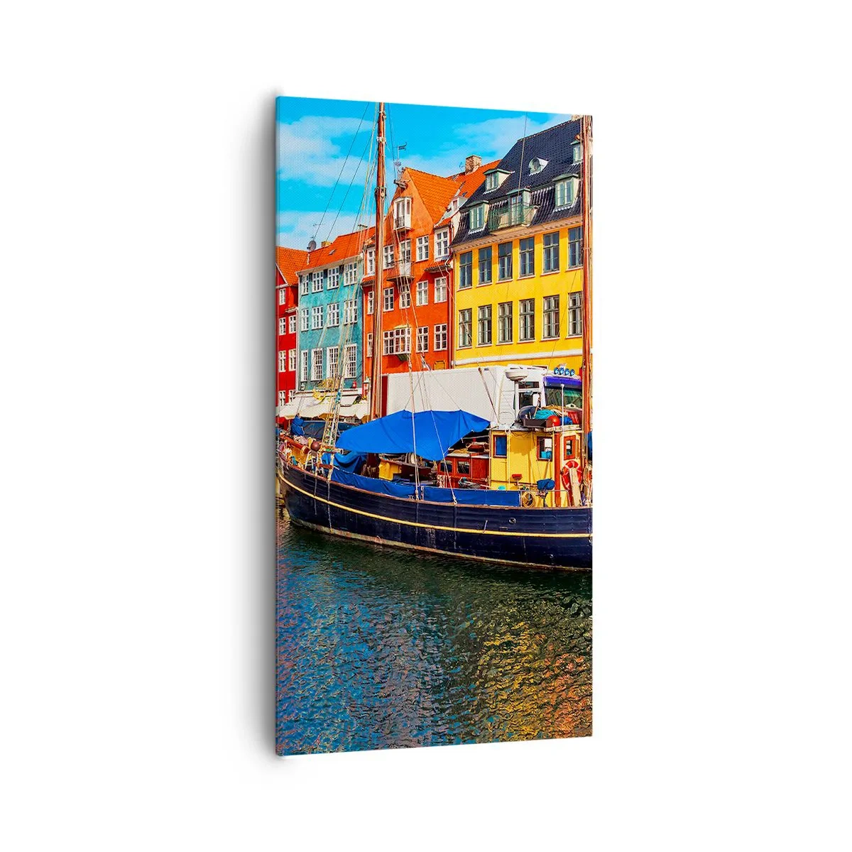 Impression sur toile - Image sur toile - Quai joyeux - 65x120 cm